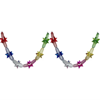 Stunning Christmas Foil Garland - Festive Ceiling Decorations for a Magical Holiday Party!