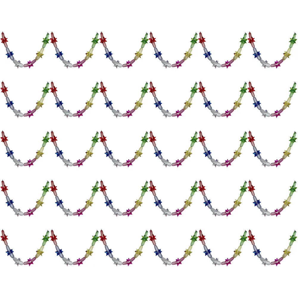 Stunning Christmas Foil Garland - Festive Ceiling Decorations for a Magical Holiday Party!