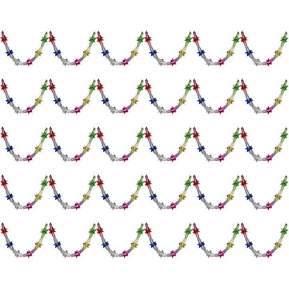 Stunning Christmas Foil Garland - Festive Ceiling Decorations for a Magical Holiday Party!