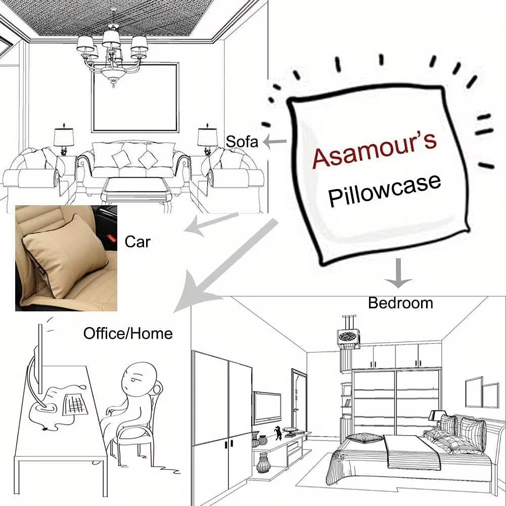 Festive Christmas Tree & Snowflake Throw Pillow Covers - Set of 4 for Cozy Holiday Decor on Sofa & Couch