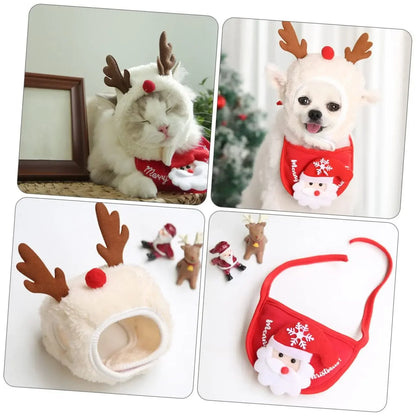 Adorable Santa Hat for Pets - Perfect Xmas Costume for Cats & Dogs - Holiday Party Accessory 2025