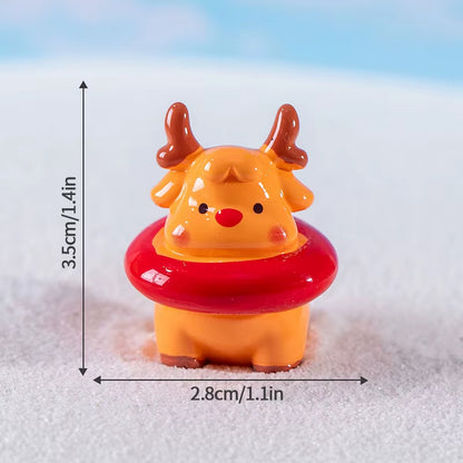 Festive Santa Claus Statue - Perfect Desk & Home Ornament for Christmas Cheer!