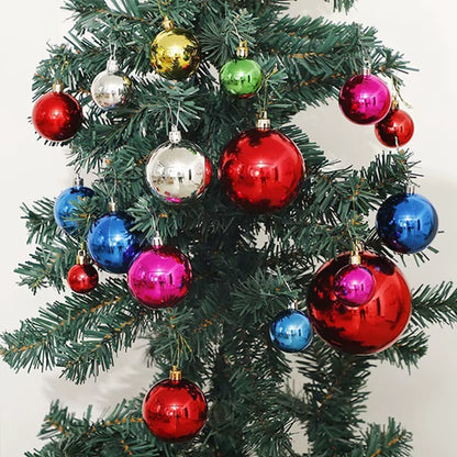36Pcs 3CM Christmas Balls - Festive Tree Ornaments for Home Decor & Party - Perfect 2025 New Year Gifts!