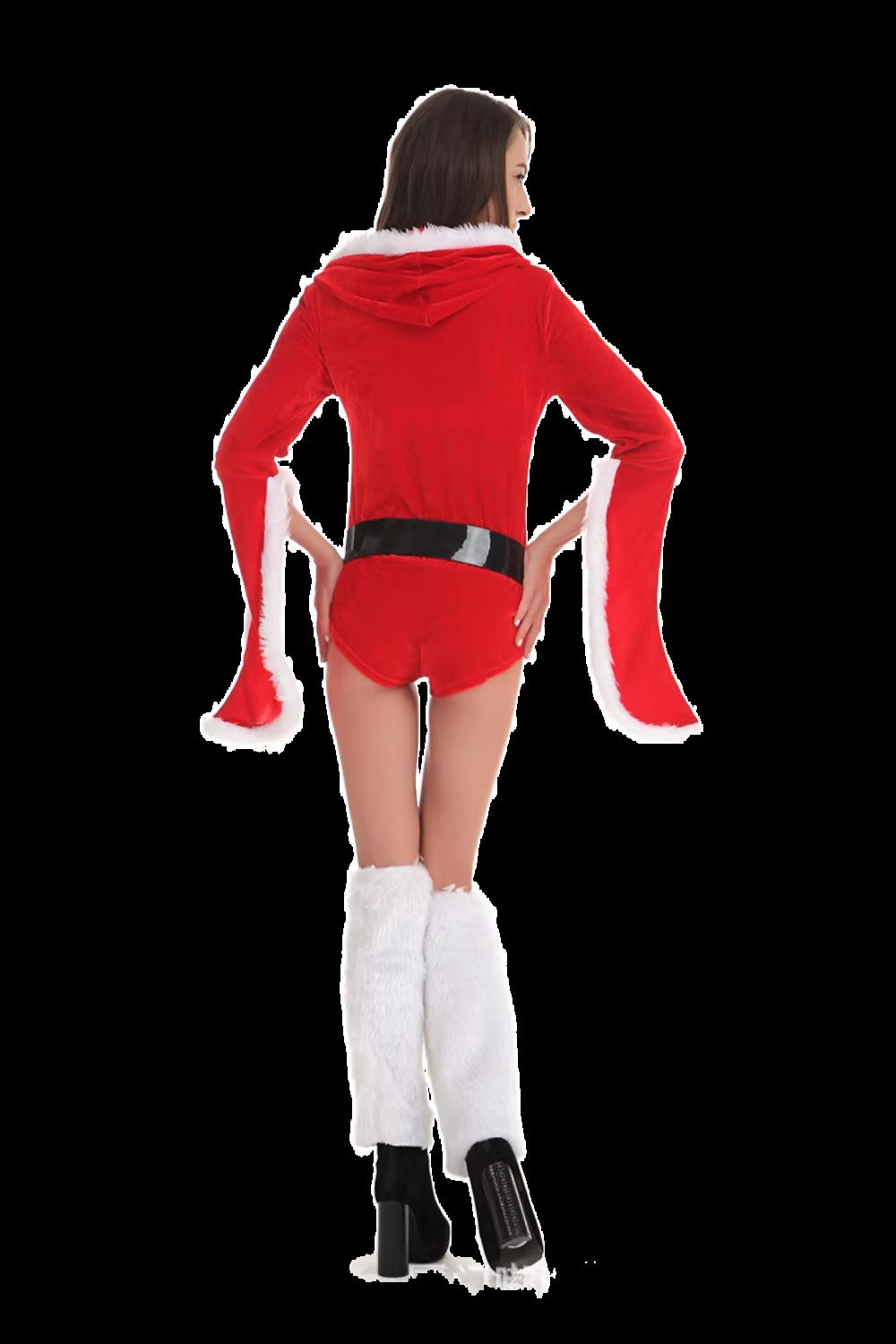 Charming Mrs. Claus Blue Dress Costume for Women - Perfect for Christmas Festivals and Cosplay